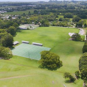 aerial-view-community-sports-fields-residential-area-mullumbimby
